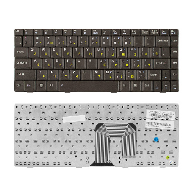 Клавиатура Asus F9, F9S, F9E, F9D, F6, F6V, U3, U6. Плоский Enter. Черная, без рамки. PN: K022462AS1