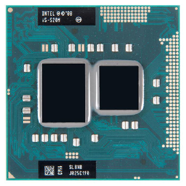 Процессор для ноутбука Intel Core i5 Mobile 520M Socket G1 2.4 ГГц SLBNB