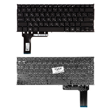 Клавиатура Asus Eeebook E202, E202M, E202MA, E202S, E20. Плоский Enter. Черная, без рамки. PN: 0KNL0