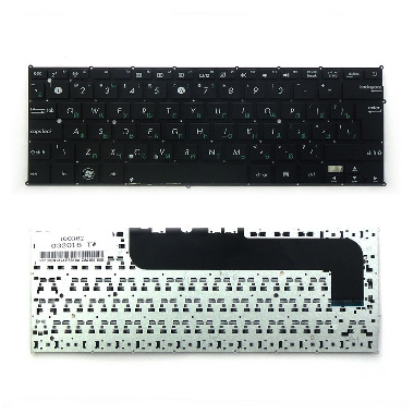 Клавиатура Asus Zenbook UX21, UX21E. Г-образный Enter. Черная, без рамки. PN: NSK-URG0R