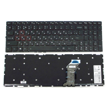 Клавиатура Lenovo IdeaPad Y700. Красная. PN: SN20K13107, PK1310N1A00.