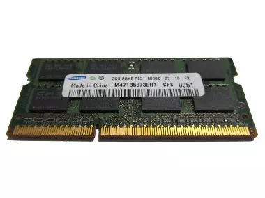 Оперативная память SODIMM DDR3 2Gb PC3-8500S 1066MHz Samsung M471B5673EH1-CF8 для ноутбука
