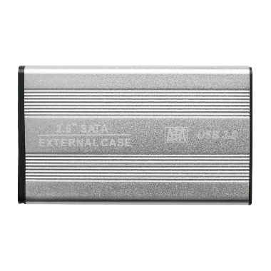 Бокс для жесткого диска, внешникй корпус 2.5" USB 3.0 алюминиевый (серебро)