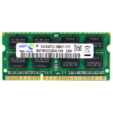 Оперативная память SODIMM DDR3L 8Gb PC3L-12800 1600MHz Samsung M471B1G73BH0-YK0 для ноутбука