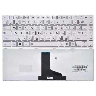 Клавиатура Toshiba Satellite L800 L830 C800 белая