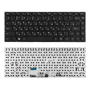 Клавиатура Lenovo Yoga 2 13 700-14ISK, E31-70 Series. Плоский Enter. Черная, без рамки