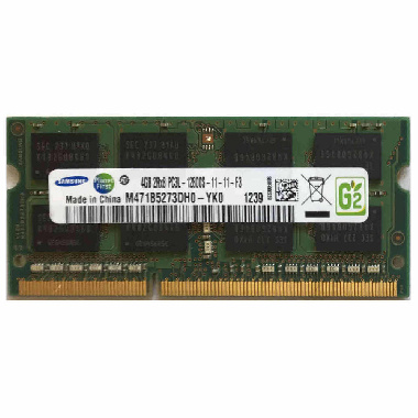 Оперативная память SODIMM DDR3 8Gb PC3-12800S 1600MHz Samsung M471B1G73BH0-CK0 для ноутбука