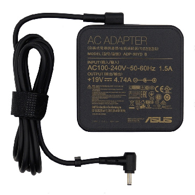 Блок питания, зарядка для ноутбука Asus X556, TX201LA, T300L, UX52 19V 4.74A (4.0x1.35) 90W ADP-90AW
