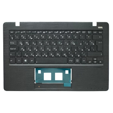 Клавиатура для ноутбука Asus F200CA, F200MA, X200CA, X200LA, X200MA черная, верхняя панель в сборе