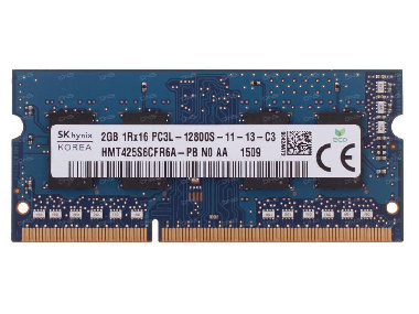 Оперативная память SODIMM DDR3 2Gb PC3-12800S 1600MHz Hynix HMT325S6CFR8C-PB для ноутбука