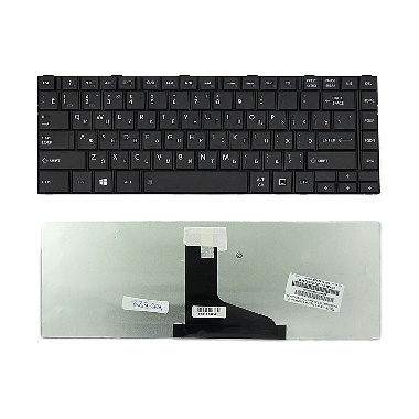 Клавиатура Toshiba Satellite L800, L830, M800, M805, M840. Плоский Enter. Черная, без рамки. PN: 9Z.