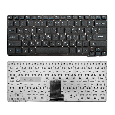 Клавиатура Sony VPC-CA, VPC-SA черная без рамки