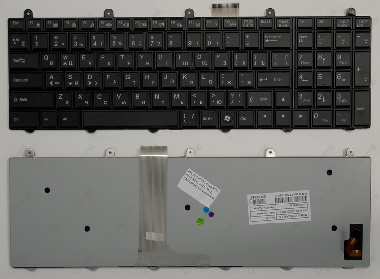 Клавиатура для ноутбука DNS Clevo X511 P150 X611 X711 X811 HASE K680S с подсветкой без рамки