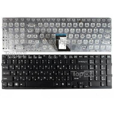 Клавиатура Sony VPC-CB, VPC-CB17 черная без рамки
