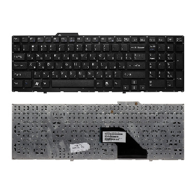 Клавиатура Sony Vaio VPC-F11, VPC-F12, VPC-F13. Плоский Enter. Черная, без рамки. PN: 148781561.