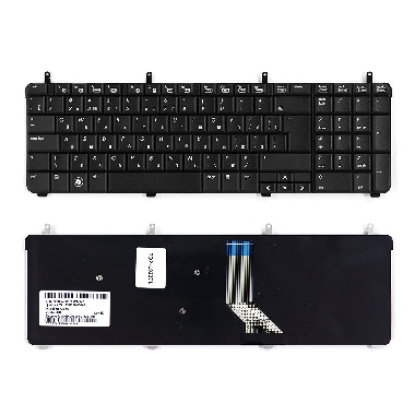 Клавиатура HP Pavilion DV7-2000, DV7T-2000. Г-образный Enter. Черная, без рамки. PN: NSK-H8W0R.