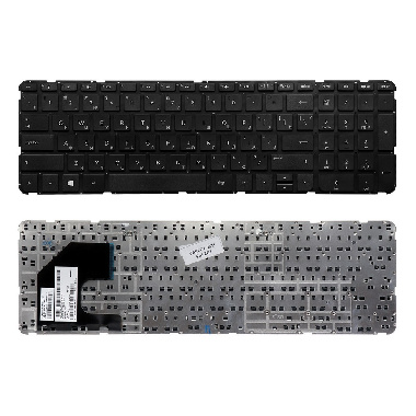 Клавиатура HP Pavilion Envy 15-B, 15T-B, 15-B000. Плоский Enter. Черная, без рамки. PN: AEU36700010.