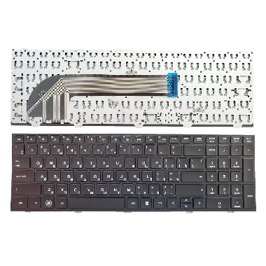 Клавиатура HP ProBook 4540s, 4545s, 4740s. Плоский Enter. Черная, c рамкой. 6H.4SKKB.26, 639396-251