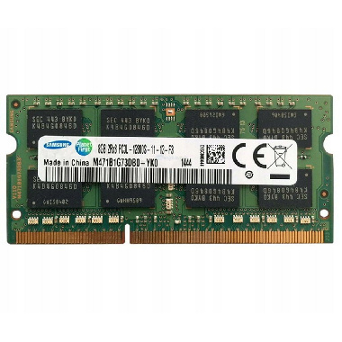 Оперативная память SODIMM DDR3L 8Gb PC3-12800 1600MHz Samsung M471B1G73DB0-YK0 для ноутбука