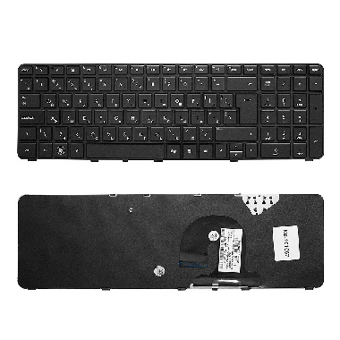 Клавиатура HP Pavilion DV7-4000, DV7-5000. Г-образный Enter. Черная c черной рамкой. PN: NSK-HS0UQ 0