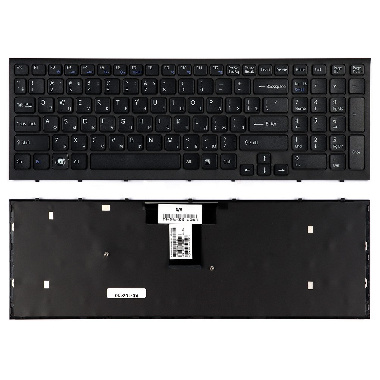 Клавиатура Sony VPC-EB черная, рамка черная