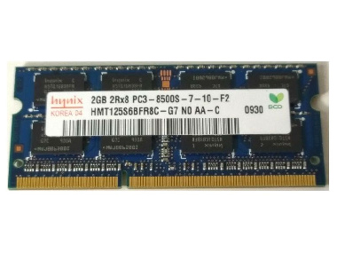 Оперативная память SODIMM DDR3 2Gb PC3-8500S 1066MHz Hynix HMT125S6BFR8C-G7 для ноутбука