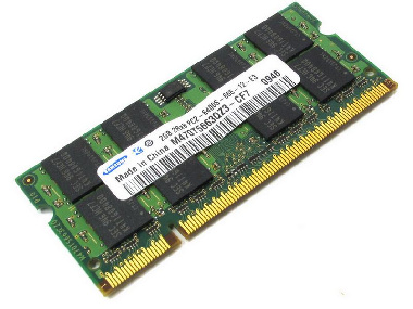 Оперативная память SODIMM DDR2 2Gb PC2-6400S 800MHz Samsung M470T5663QZ3-CF7 для ноутбука