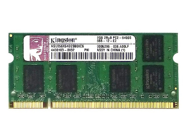 Оперативная память SODIMM DDR2 2Gb PC2-6400S 800MHz Kingston ASU256X64D2S800C6 для ноутбука
