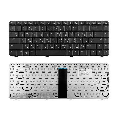 Клавиатура для ноутбука HP G50, Compaq Presario CQ50 Series. Плоский Enter. Черная, без рамки. PN: N