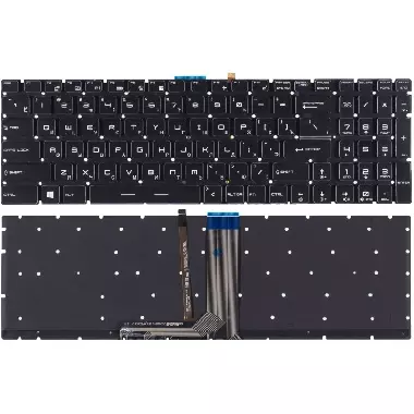 Клавиатура MSI GE62, GE72. PN: V143422GK1, S1N-3ERU2U1-SA0 Backlight